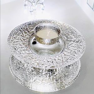 Orrefors Swedish Crystal Candle Holder